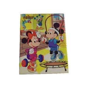 Vintage Mickey & Minnie Mouse 100 Piece Jigsaw Puzzle 1986 Nostalgia Walt Disney